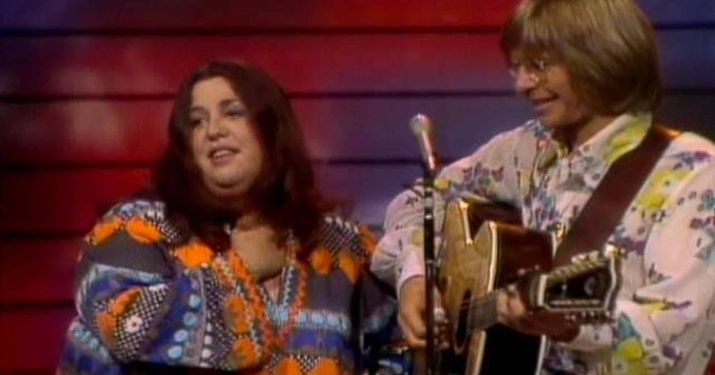Here's a video of Cass Elliot and John Denver singing Leaving On A Je