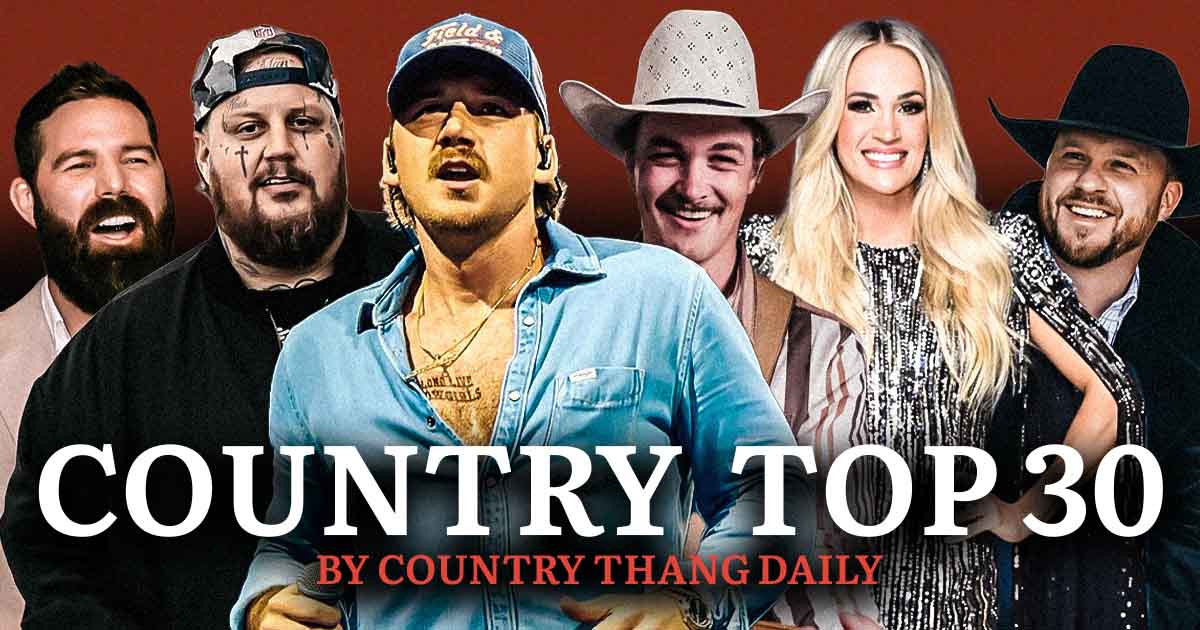 The Top Country Chart for March 8-9, 2025, features the hottest country songs of the week, highlighting the biggest hits in the genre right now.