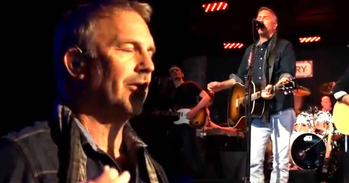 Kevin Costner Sings of a Grand for "The Hero"