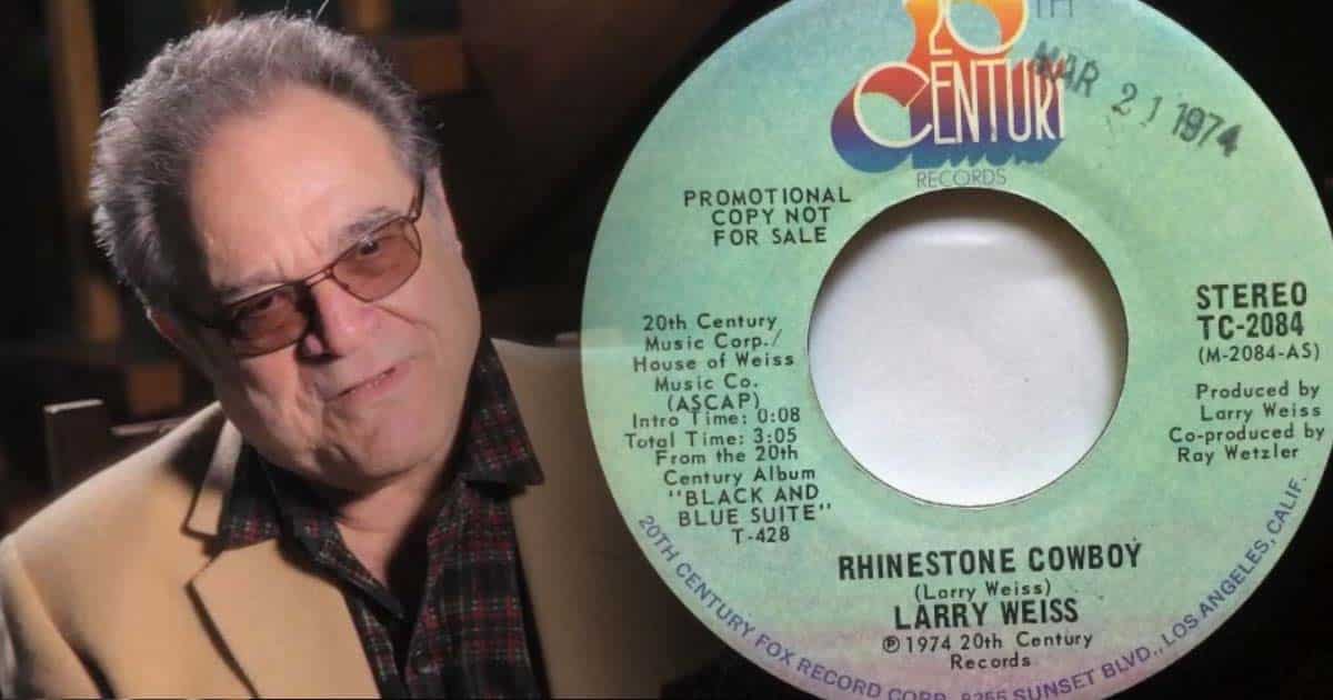 How songwriter Larry Weiss turned “Rhinestone Cowboy” into a 70s Classic