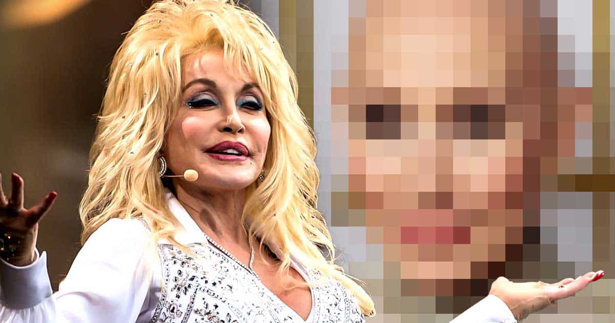 A Rare Glimpse of Dolly Parton Without Her Wig