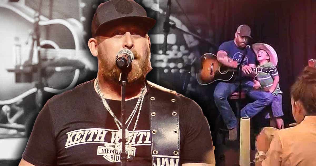 Jesse Keith Whitley and his son Jackie performing a heartfelt duet of 'Don't Close Your Eyes,' honoring Keith Whitley's legacy with a touching family tribute.