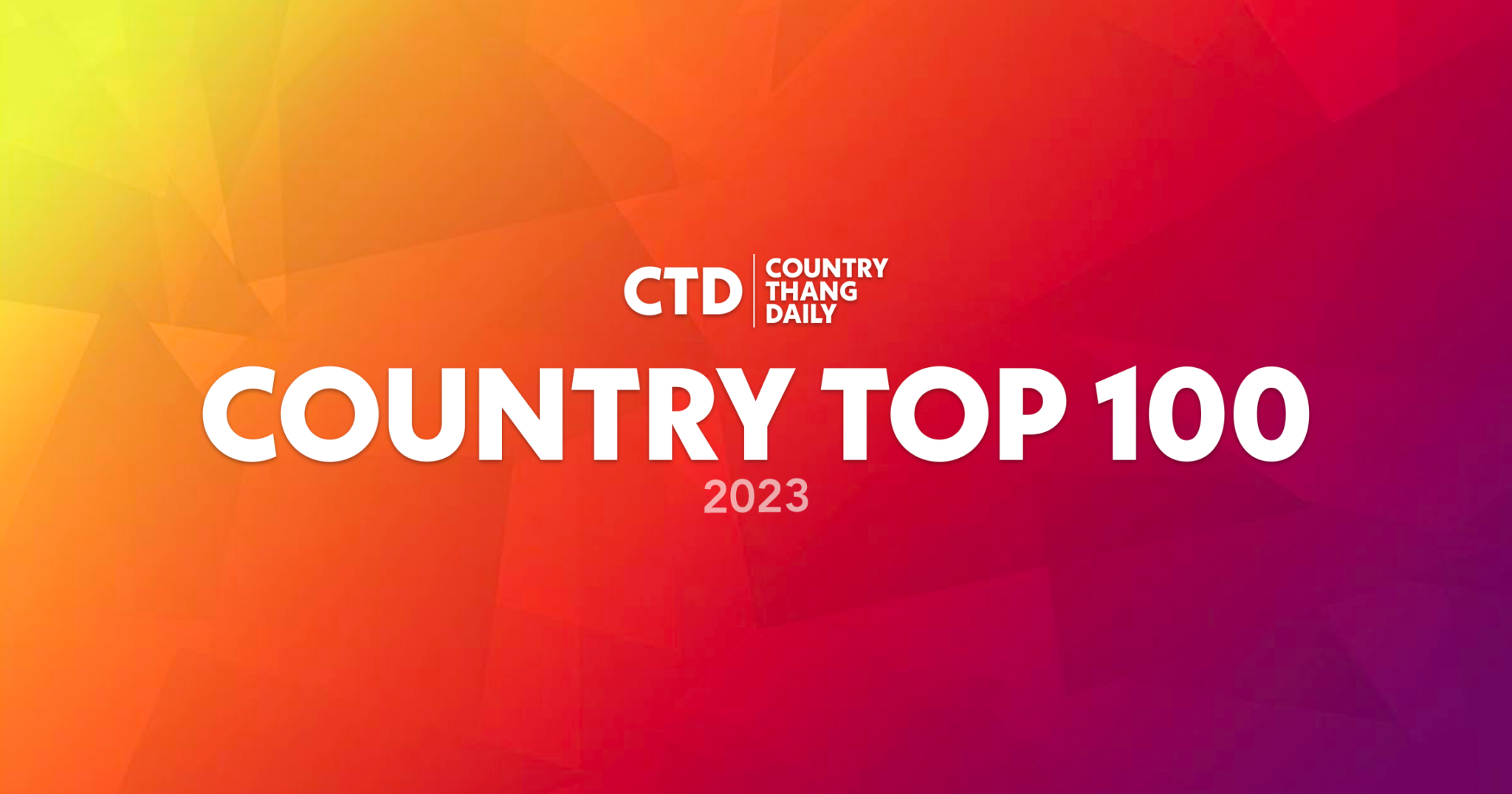 Top 100 Country Songs Chart 2023