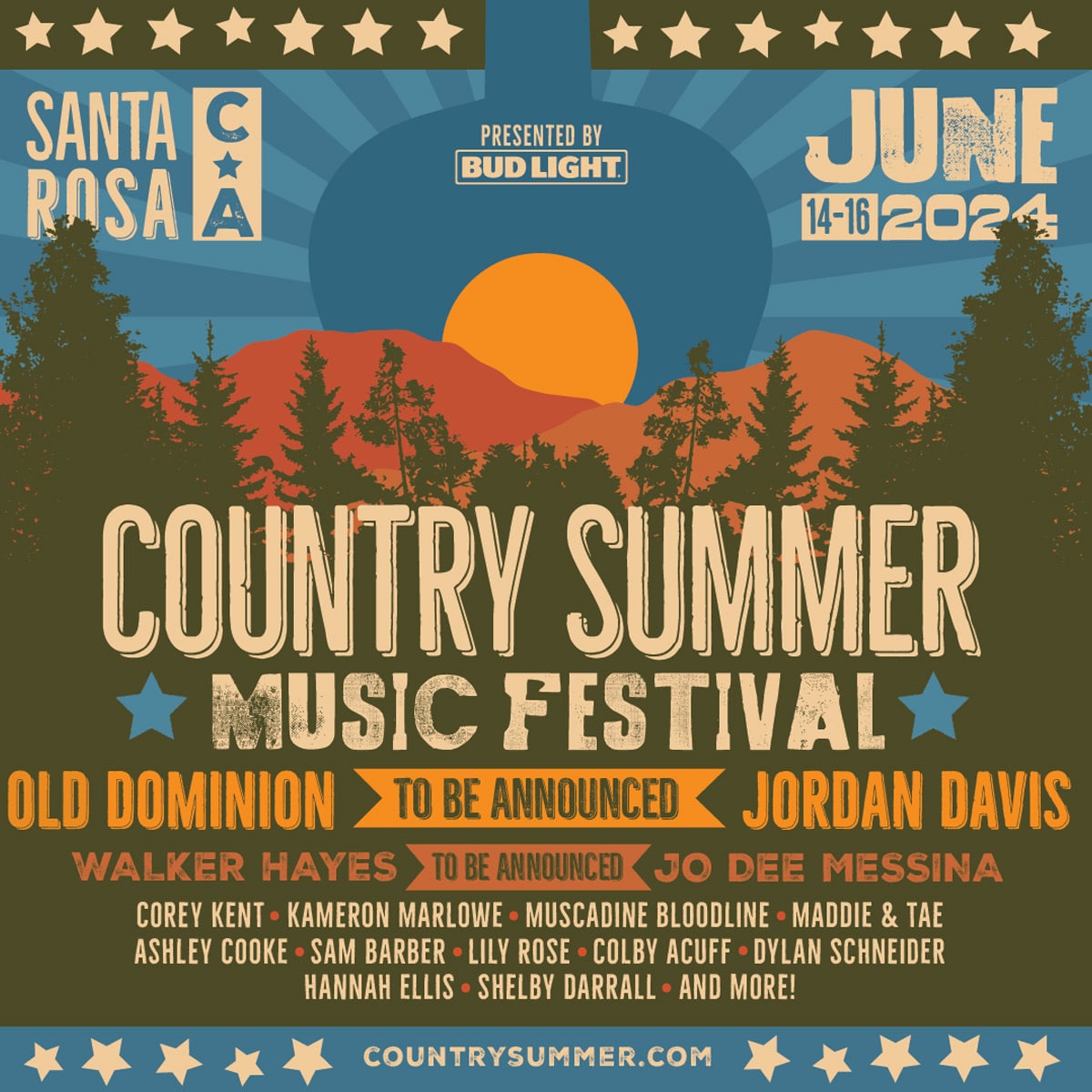 Country Summer Music Festival 2024 square