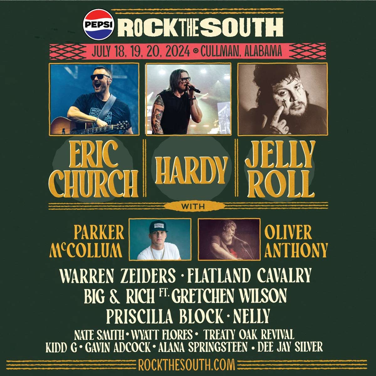 Rock the South 2024 lineup