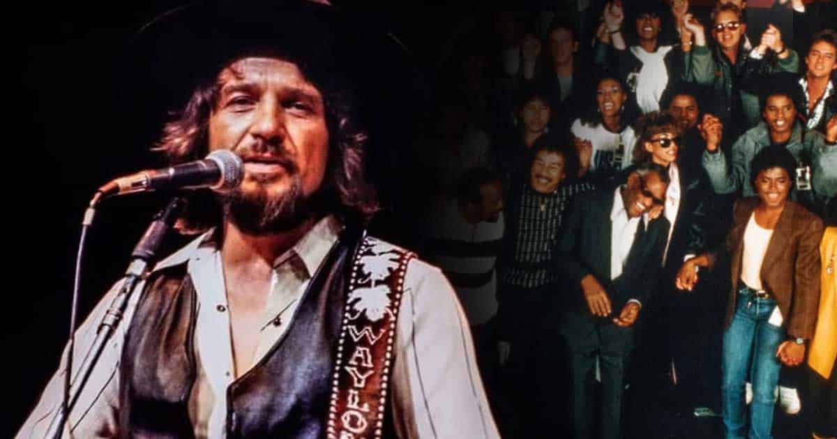 Waylon Jennings' Controversial Exit from We Are The World Recording Session