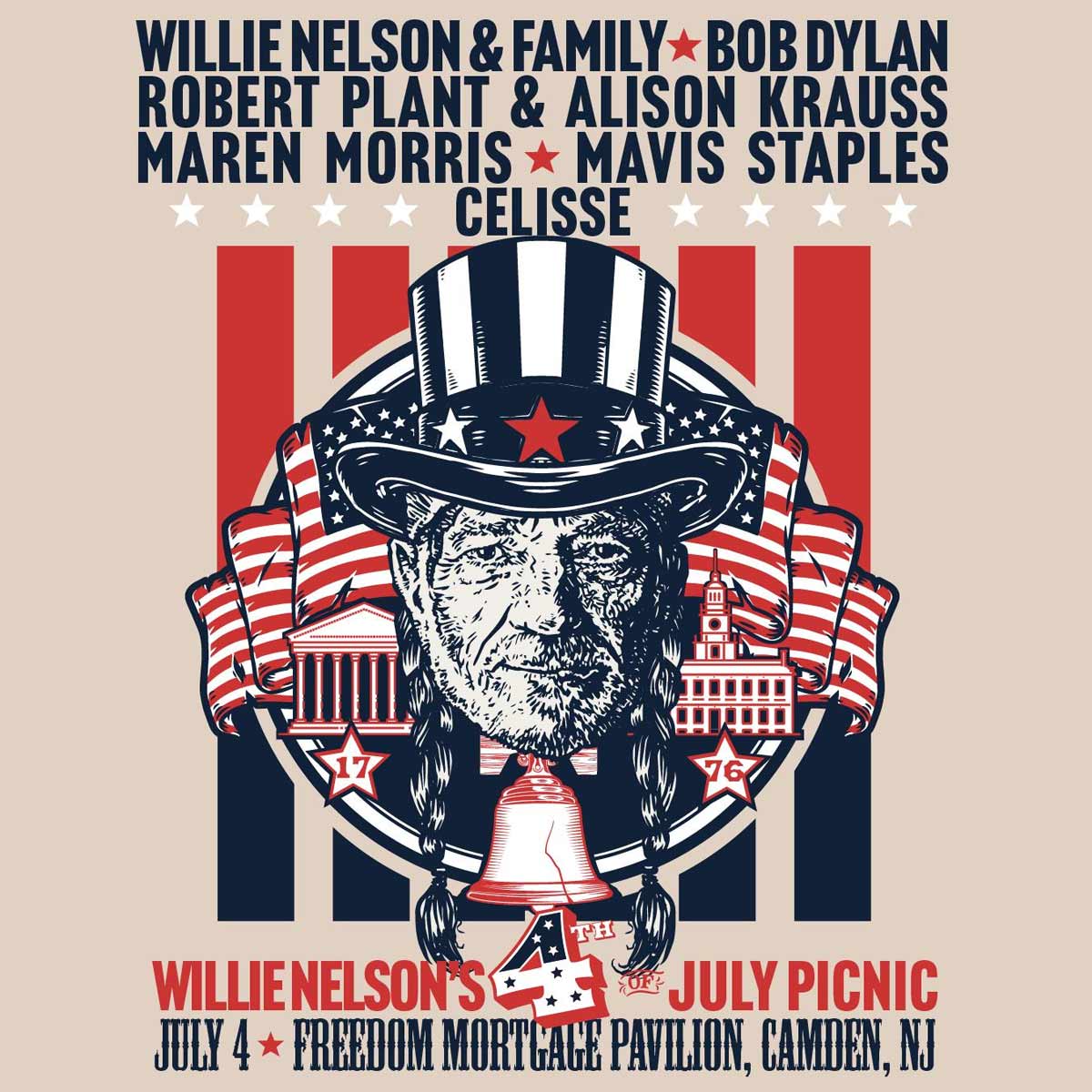 Willie Nelson's 4th of July Picnic 2024 square