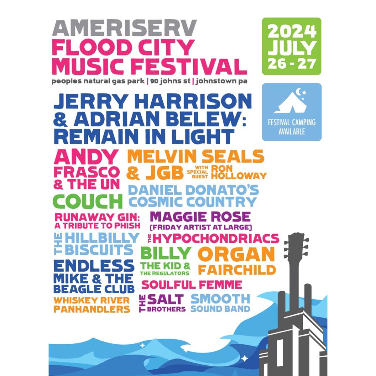 Flood City Music Festival 2024 lineup