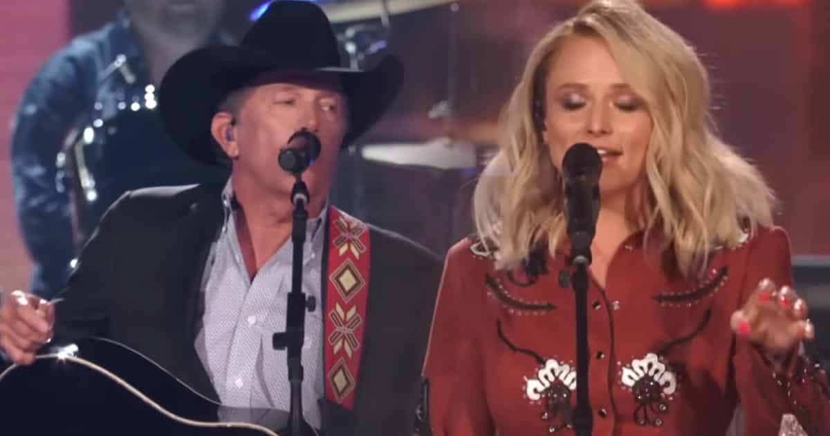 George Strait Shares Stage with Miranda Lambert for Hit Song “Run”