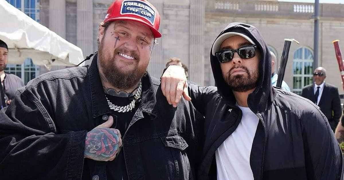 Jelly Roll Moved to Tears After His Childhood Hero Eminem Sampled His 2020 Song “Save Me”