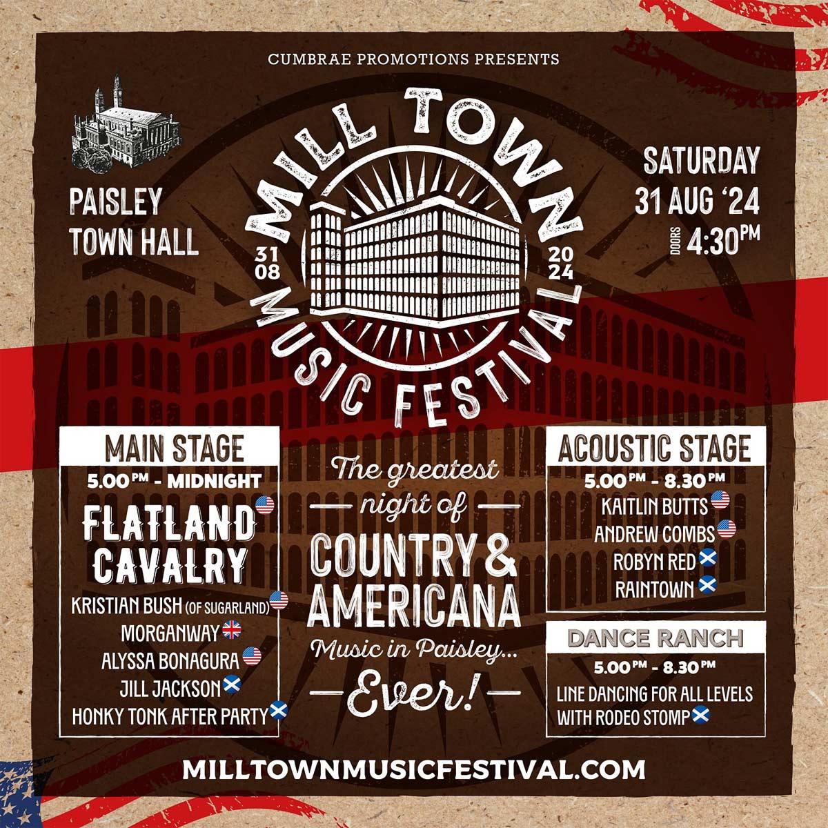 Mill Town Music Festival 2024 lineup