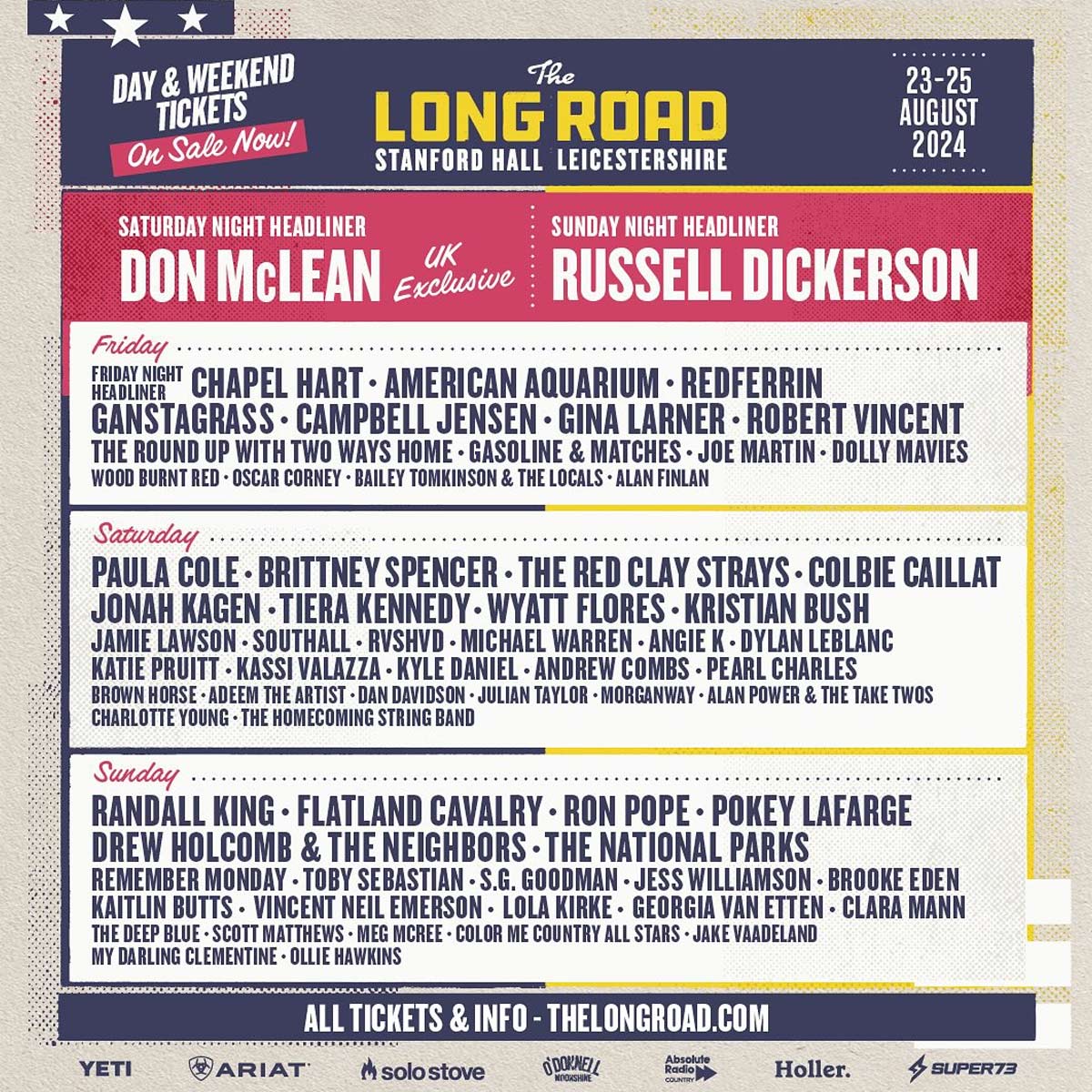 The Long Road Festival 2024 Lineup