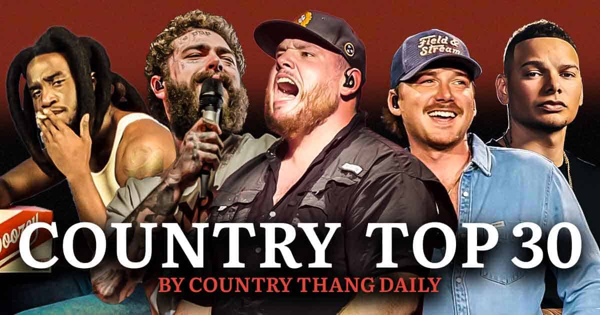 Country Top 30 Week of September 28, 2024