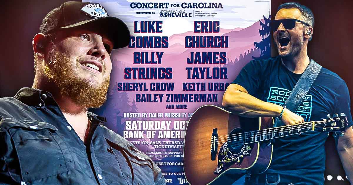 Luke Combs and Eric Church's Concert Raises $24M for Hurricane Helene Victims