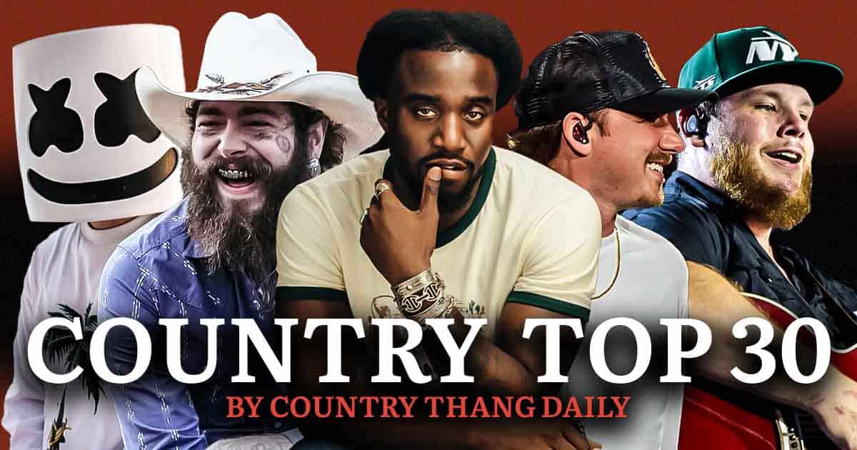 Country Top 30 Week of October 5, 2024