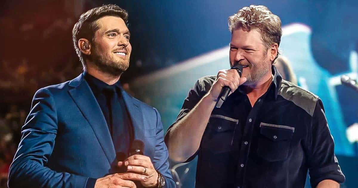 Blake Shelton and Michael Bublé Unite for a Heartfelt Tribute to Soldiers Away from Home