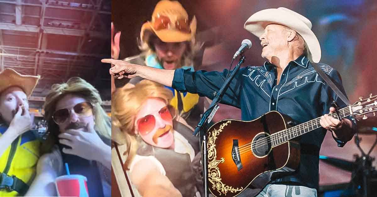 Alan Jackson's fans on his Last Call tour go viral for dressing in Chattahoochee-inspired outfits, catching the attention of Jackson himself.