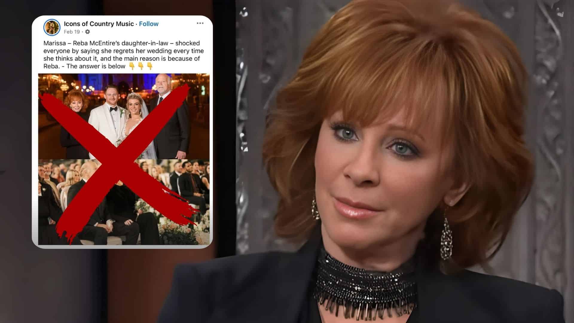 Reba McEntire did not ruin her son’s wedding; Marissa Blackstock dismissed the false rumors, reaffirming their close family ties.