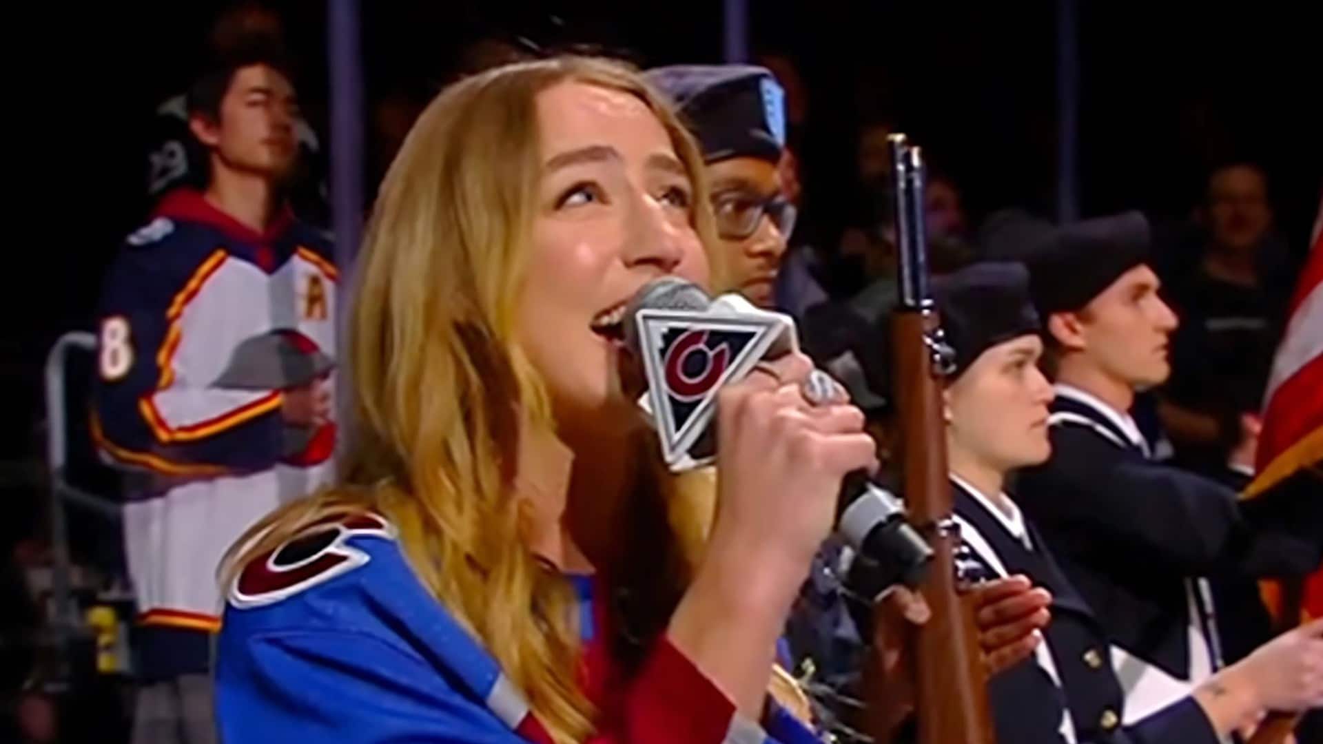 Ingrid Andress takes a second shot at the National Anthem, aiming for redemption after her infamous first performance sparked backlash.