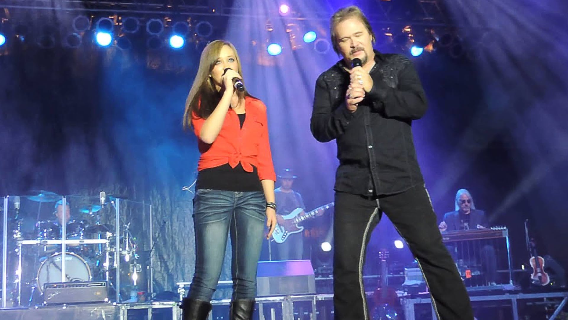 Travis Tritt and daughter Tyler Reese Tritt deliver a heartfelt duet of 'Storms Never Last,' blending tradition with timeless country soul.